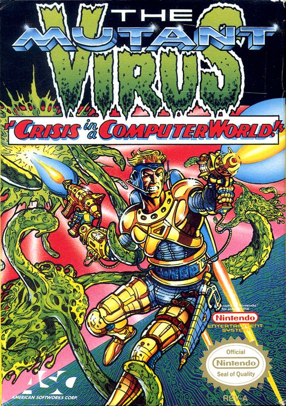 Mutant Virus box art for NES